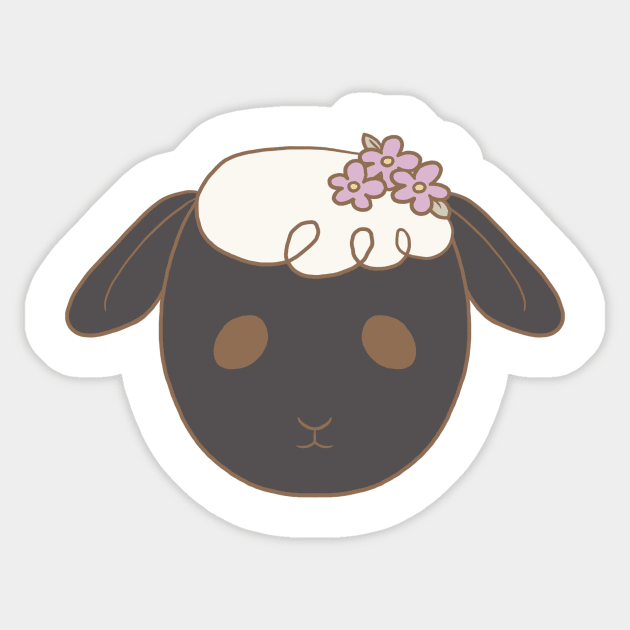 Baa 3 Sticker by littlemoondance